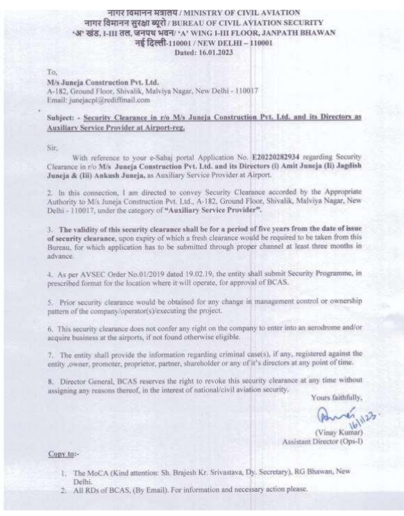 Proof of Trust Document